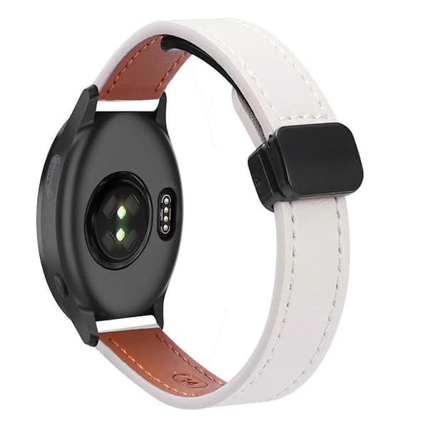 Ohut nahkainen ranneke Garmin Forerunner 165 -kelloon