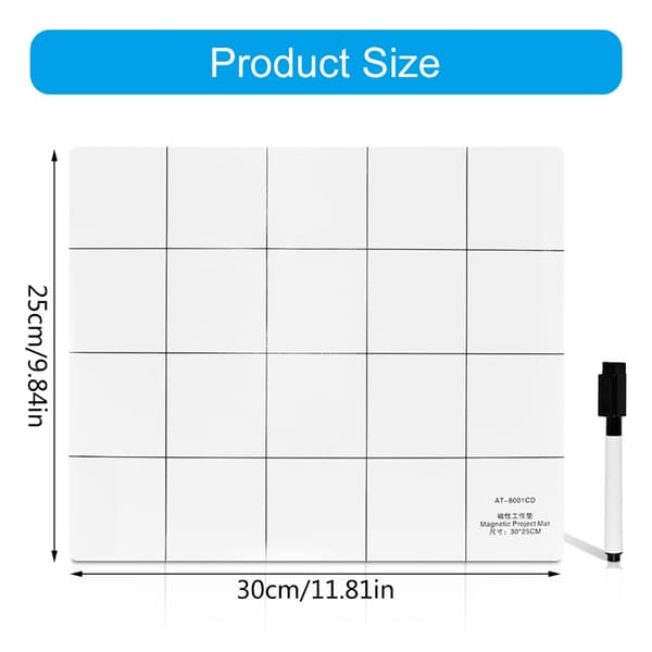 {YM}Magnetic Multi-Purpose Mat, Rubber Workstation Mat for Smartphone Repair