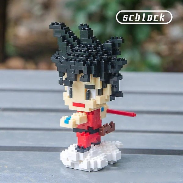 17-stil Dragon Ball Block Dragon Z Figur Mästare Roshi Goku Byggsten Tecknad docka Samlarobjekt Modell Diy Bricks Toy Figur 3007