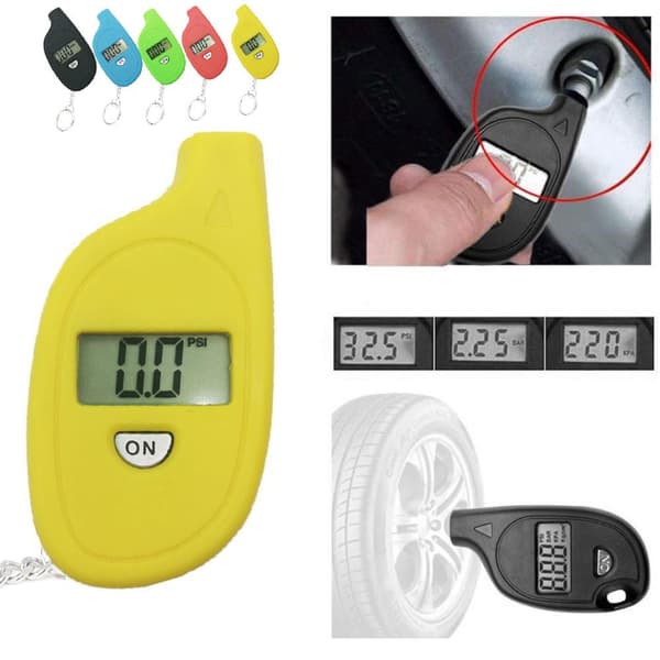 Mini Digital Dæktryksmåler TPMS Værktøj Bil Cykel Motorcykel Dæktryk D6D4