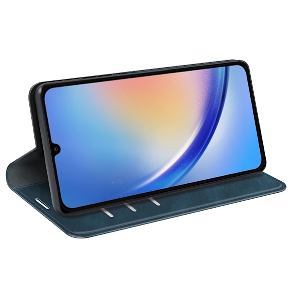 Samsung Galaxy A35 5G Fodral Flip Skin Touch Blå 87