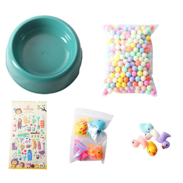 Pienoiskaluste lelu nukkekoti DIY koristelutarvikkeet mini simulointi aaltoallas Wave pool ball (green)