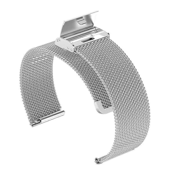 Tre Perler Rustfrit Stål Rem 22mm Silver