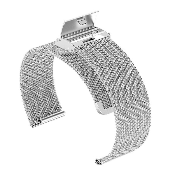 Tre Perler Rustfritt Stål Rem 22mm Silver