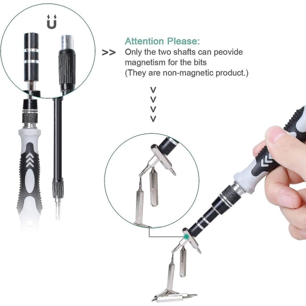 115 i 1 Mini Set Skruvmejsel Precision Kit Verktyg Liten låda Dator Torx skruvmejsel Demontering av bärbar dator