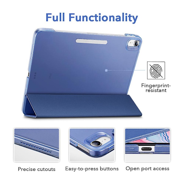 Skal för Ipad Air 4, Ipad 9:e 8:e 7:e generationen/Ipad Mini 6/Ipad Pro 11 12.9 2021 Smart Cover med pennhållare, trefaldigt skal Green iPad 9th 2021