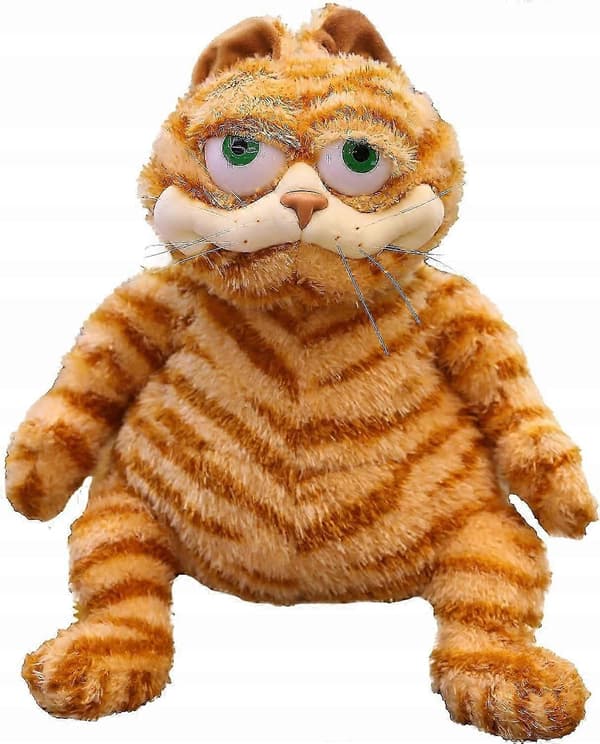 Maskotti Garfield -simulaatiokissa pehmo 45cm