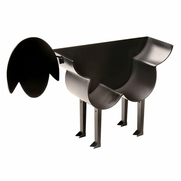 Dekorativ saue-toalettpapirholder, saue-toalettpapirholder, oppbevaring & 124; Papirholder (svart)