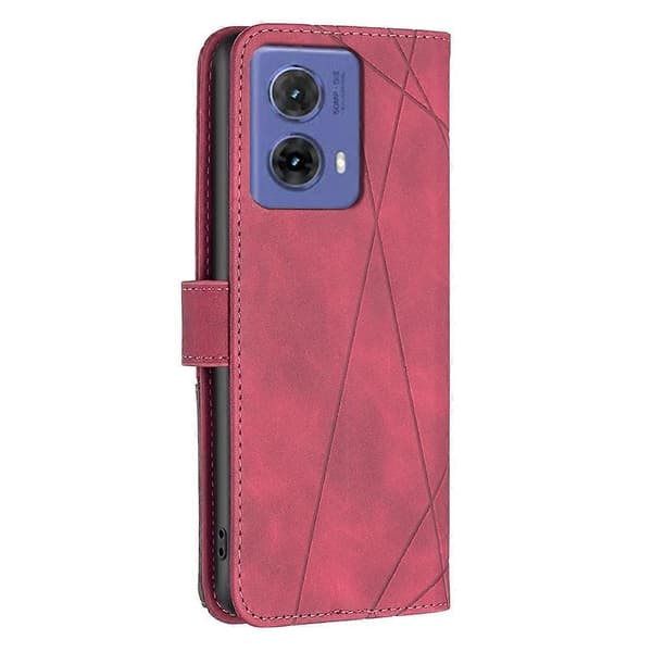 Läderfodral för Motorola Moto G85 Red