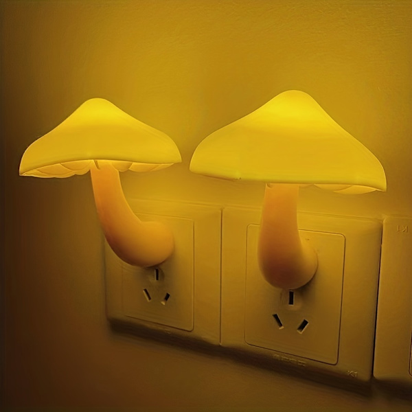 Fantasy Sopplampe, Natt Sensor Lampe Colorful Changing*3+Warm Light*2