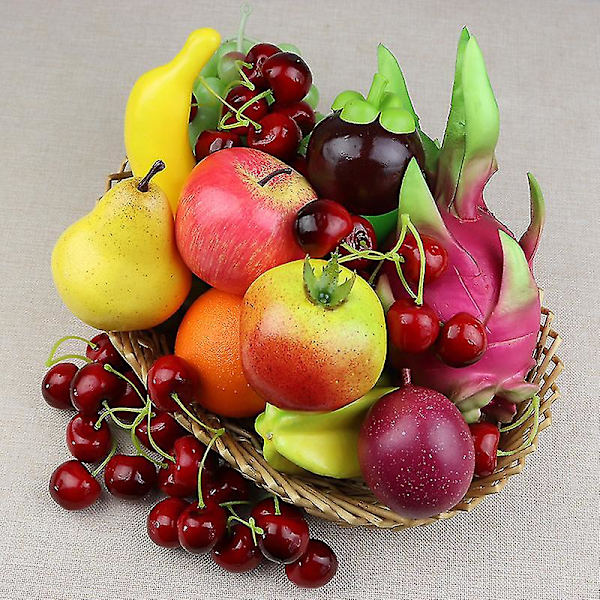 3 stk. Realistisk Kunstig Frukt Falsk Frukt Til Dekorasjon Snake Fruit
