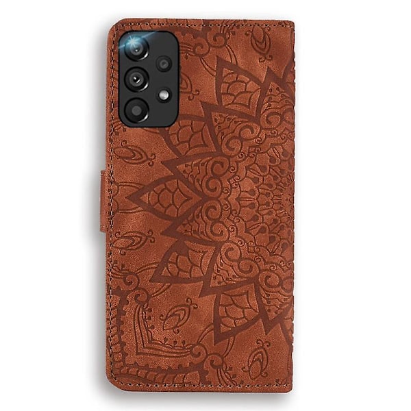 Pengepung til Samsung Galaxy A33 5G Premium PU Læder Flip Cover Mandala