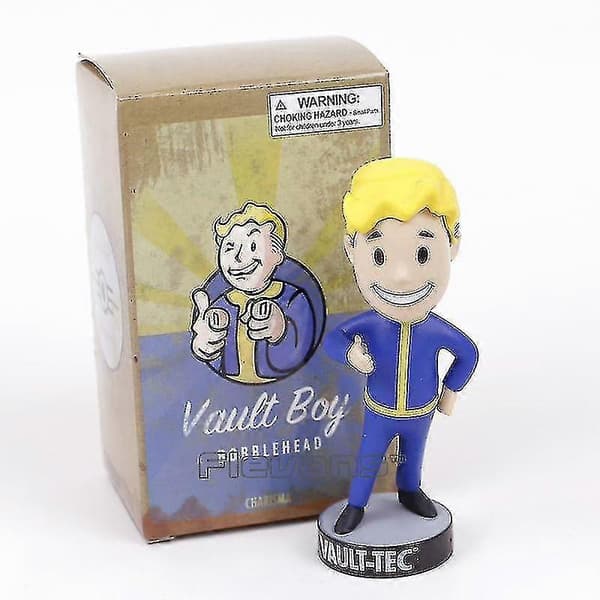 Fallout Vault Boy Bobble Head PVC Action Figur Samlarmodell Leksak Brinquedos 7 Stilar (E Karisma)