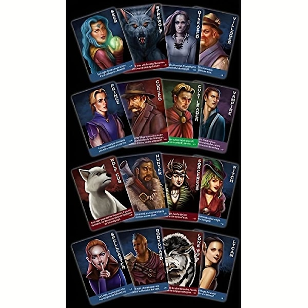 Nya Modeller Brädspel, Ultimate Werewolf Deluxe Edition, Engagerande Social Deduktion, Snabbt Spel, Dolda Roller & Bluffing Jul D 1pc