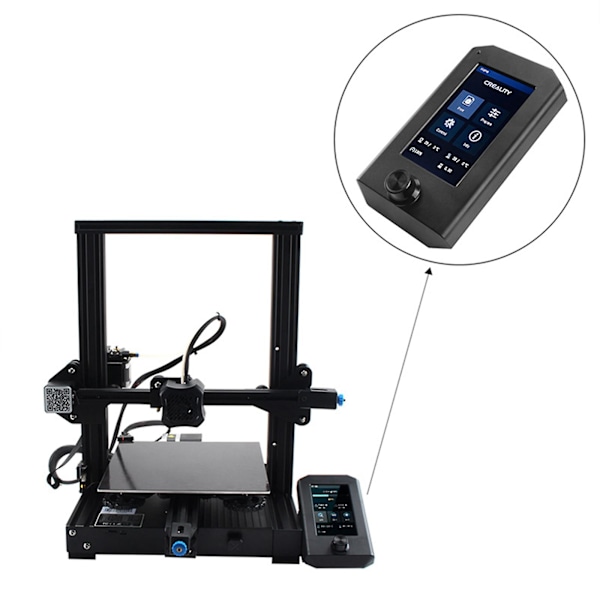 3D-printer Ender-3 V2 skærmsæt 4,3 tommer skærm printerdele