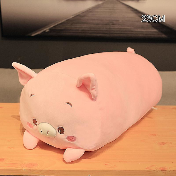 Søt Dyreplushdukke Myk Utstoppet Leketøy Barn Kosepute Bursdagsgave Til Gutter Jenter Piglet 23cm