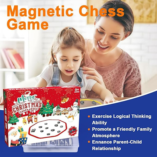 2024 Cluster Magnetisk Action Brætspil, Sjovt Magnetisk Spil til Bordspil_v (YJD)