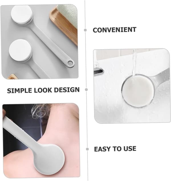 {YM}Cream Application Aid - Professional Back Brush - Comfortable Ergonomic Grip - Back Application Aid - Cream Application Aid
