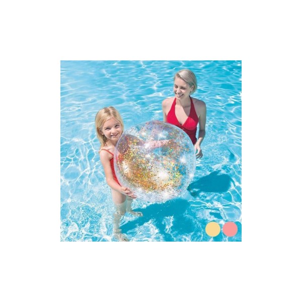 Uppblåsbar boll med paljetter (51 cm) pool och hav
