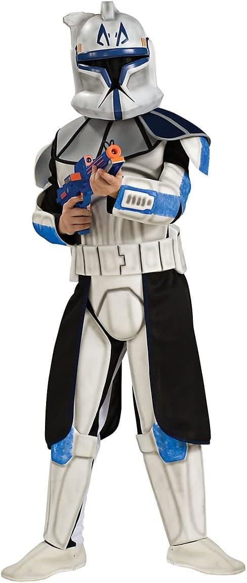 Rubies Star Wars Clone Wars Barn Clone Trooper Deluxe Captain Rex Kostym, Medium Medium