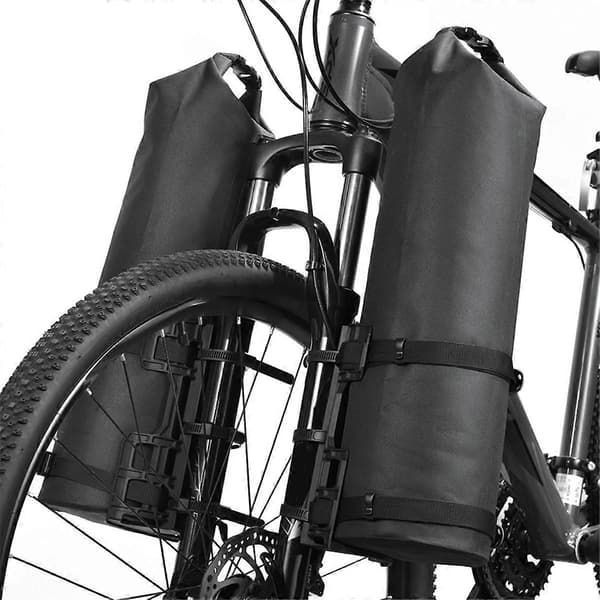 NEWBOLER 2 STK. Bærbar Vandtæt Cykel Gaffeltaske Montering