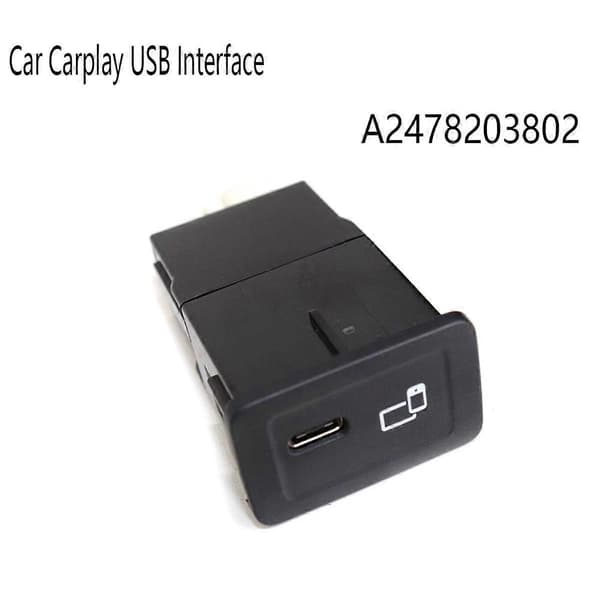 A2478203802 Bil Carplay USB Interface USB Stik SD Kortlæser til A GLA B 2478203802 Black