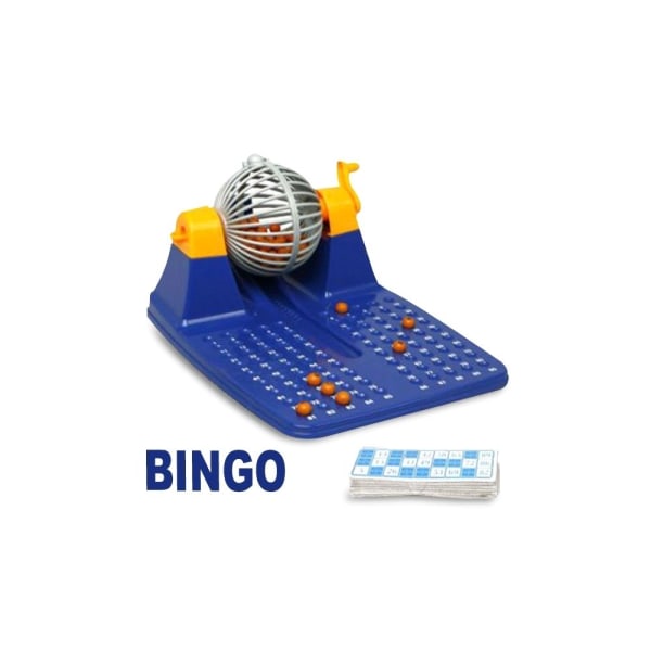 Bingospel med roulette och bollar