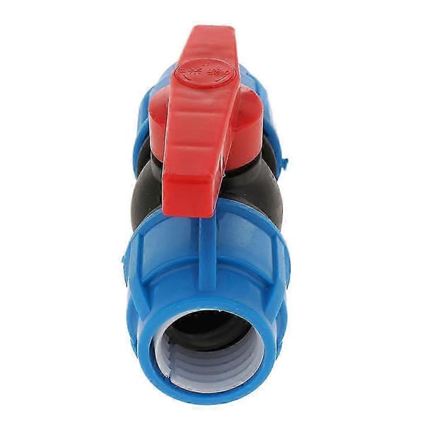 Slangekuleventilkobling, 20 mm rett rør-adapterfitting i plast 32mm Plastic Core
