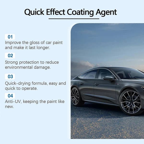 Avansert hurtigvirkende spray for bilbelegg, bilbeleggspray, multifunksjonell 4pcs