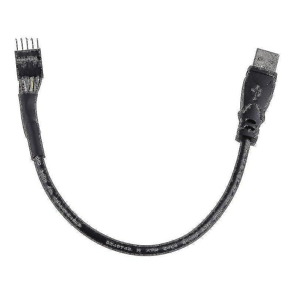 24awg Wire PC Dator Moderkort USB 9 Pin internt till USB extern förlängningsdatakabel 30cm