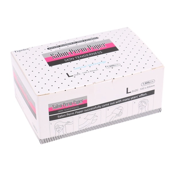 TG 1000 st Permanent Papper Professionell Hem DIY Hårpermanent Papper Per