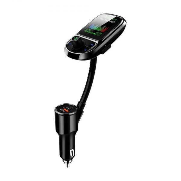 Multifunktionell 1,8 tum bil FM-sändare MP3-spelare med dubbel USB laddningsport - T3654657576493