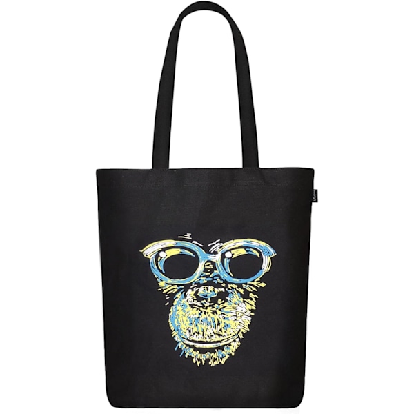EcoRight 100% Økologisk Canvas Tote Bag med Lynlås, Miljøvenlige Små Tote Bags til Kvinder til Rejser, Strand & Shopping Chimplife
