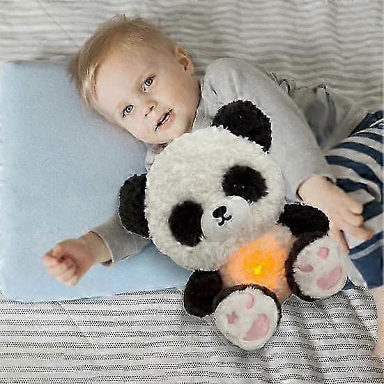 Andningspanda Sovkompis Gosedjur Lugnande Snuggle Panda Plysch