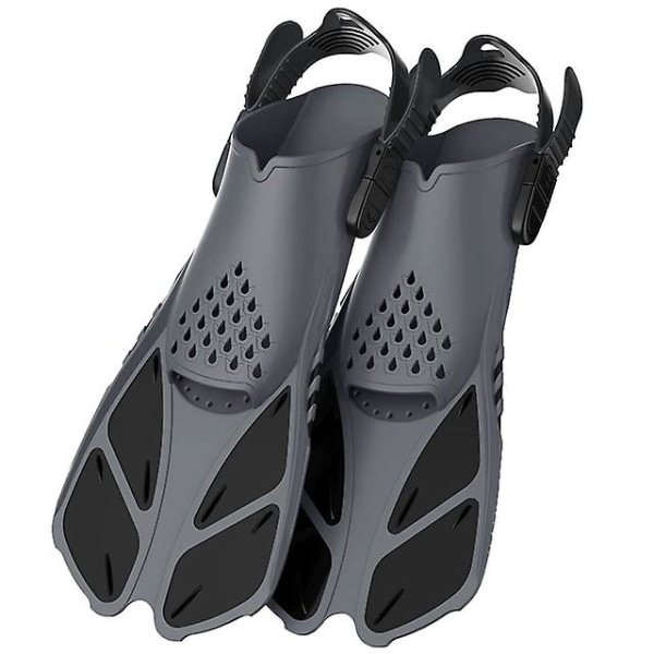 Simfot Flipper Dykning | Flippers Fins Snorkling | Simfenor Vuxna black