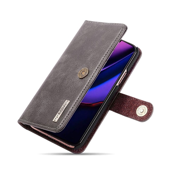 iPhone 11 Pro - DG.MING - Wallet Case/Magnetisk Cover - Grå Grå Grey Grå