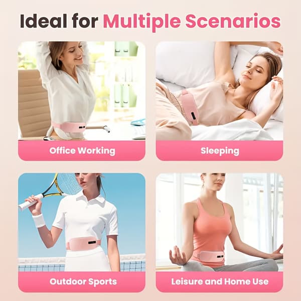 Abdominal massageapparat, USB genopladelig LED-display 1