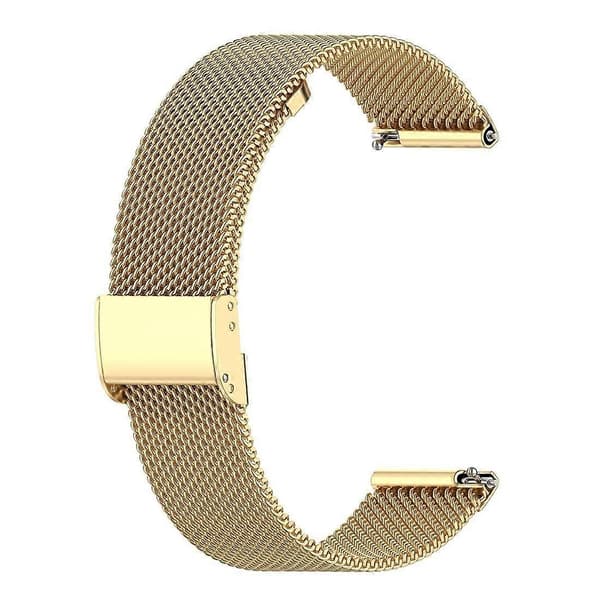 Tre Perler Rustfrit Stål Rem 22mm Gold