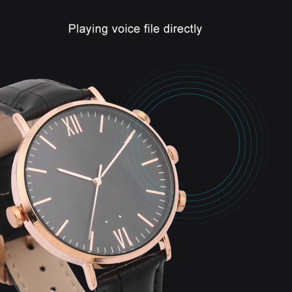 16 GB bärbar digital ljudinspelare Stereoinspelning Smart armband Mekanisk watch Hifi förlustfri MP3-spelare
