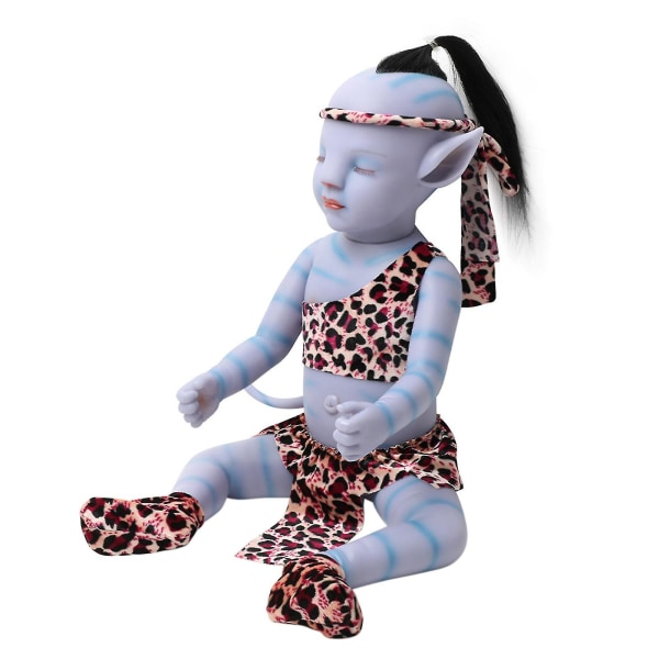 Reborn Dolls Alive Avatar Baby Helkropp Silikon Vinyl Realistisk Reborn Baby DollsNewborn Baby Alves 19.6in close girl