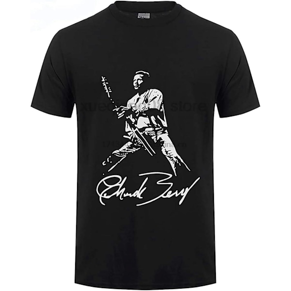Chuck Berry Miesten T-paita Musta