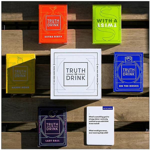 Truth Or Drink -korttipeli aikuisille, juomapeli