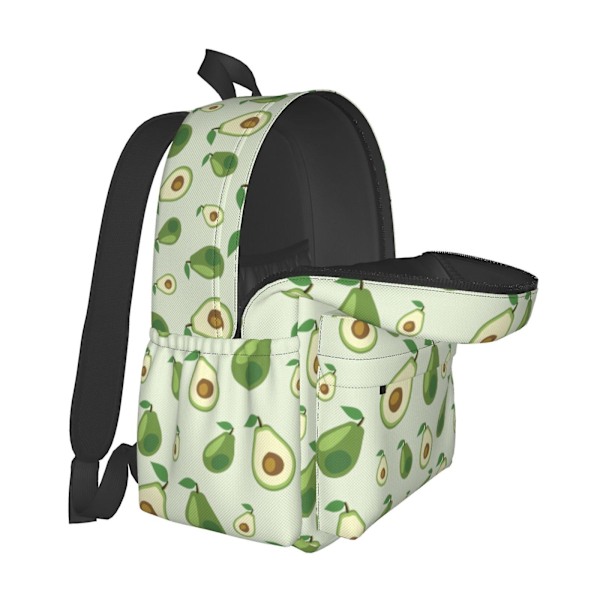 Söt Avocado-Mönstrad Ryggsäck, Stor Kapacitet Reseryggsäck, Laptop Ryggsäck, Vattentät Ryggsäck För Kvinnor Män