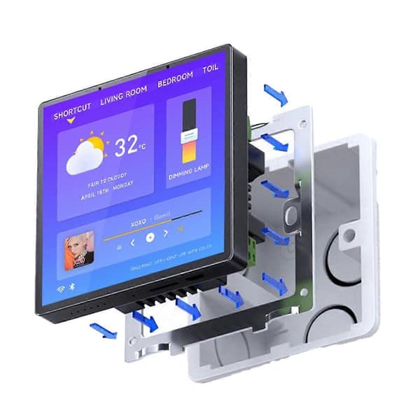 3,92 tommer IPS LCD touch display esp32-S3 vægpanel Smart vægkontakt 3,92 tommer IPS LCD touch display as shown