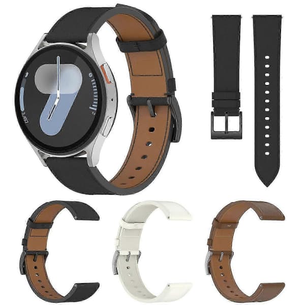 Læderurrem Black For Samsung Galaxy Watch 7