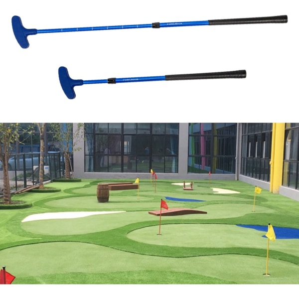 Högkvalitativ hållbar tvåvägs golfklubbskytte Vänster Hand Höger Hand Barn Blå