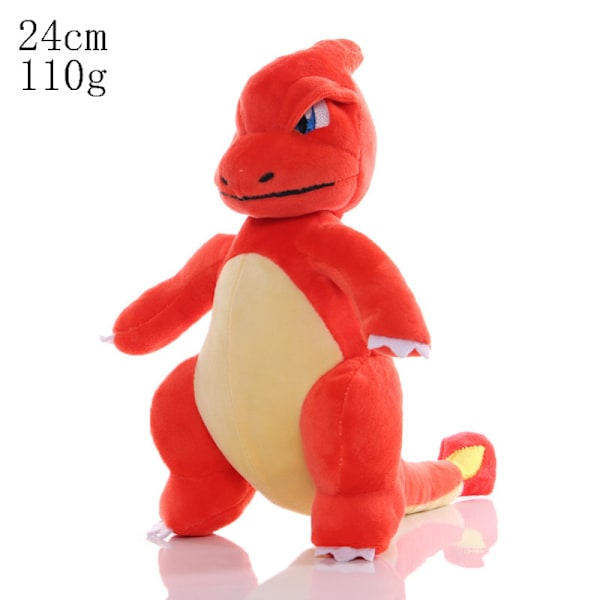 Xbi- 8 tum söt tecknad älva docka plyschleksak 8 tums eld dinosaurie