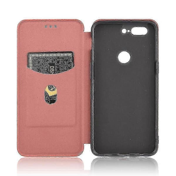 Karbonfiber-skinnetui til Oneplus 5t Brown
