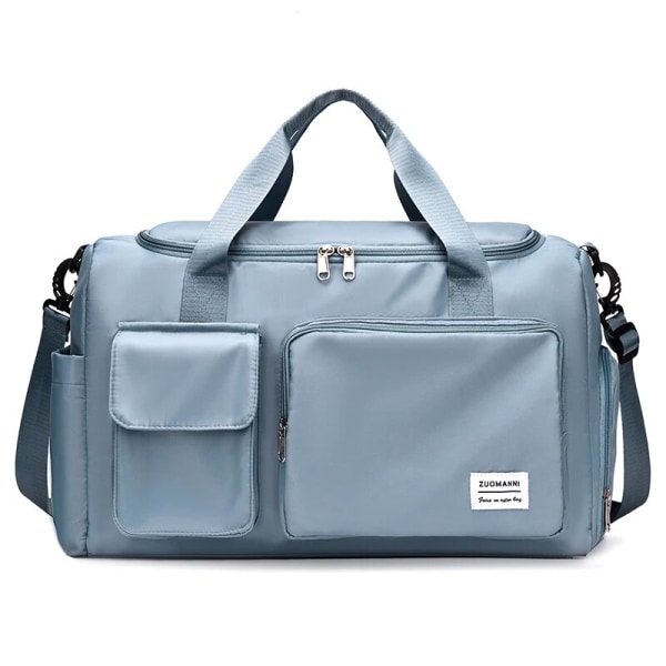 Resväska bagage handväska dam axelväska stor kapacitet märke vattentät nylon sport fitness väska dam crossbody väska Blue