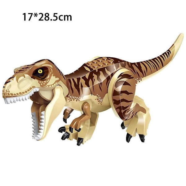 Jurassic Dinosaur World -sarjan rakennuspalikat Triceratops Isot hahmot|palikat Tyrannosaurus rex